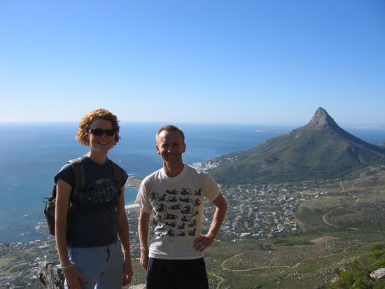 mountain goats Sarah and Tim, Lions head in the back
