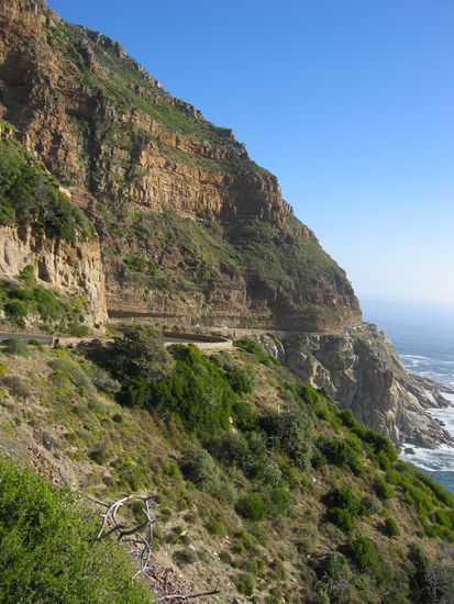 Chapman's Peak Drive, quite impressive how the carved the road out of stone