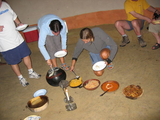 an African meal, was really good