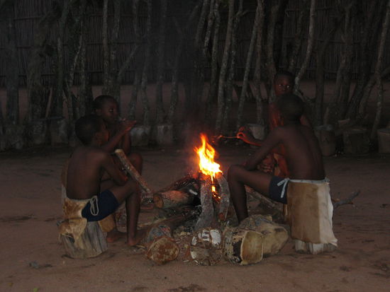 kids preparing for a dance performance