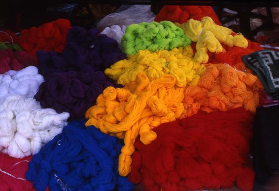 The fabric section.