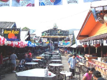 Heaven or hell, Burgos road in Phuket, Patong. You don't get a seat in the evening