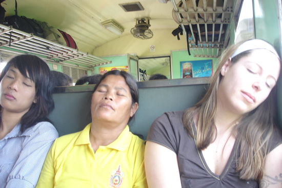 Train ride to Ayutthaya