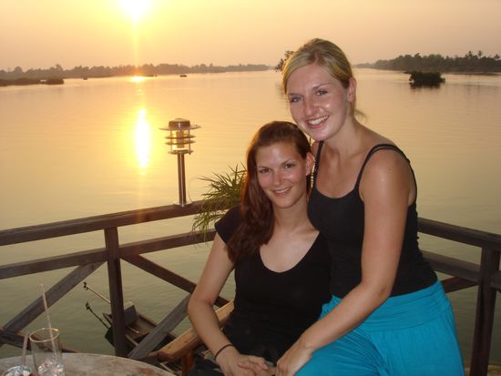 sunset bar in Don Det