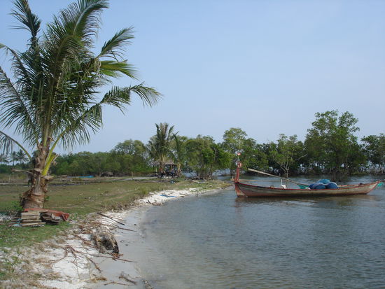 Our lonely beach...well more like a meadow at the ocean 
