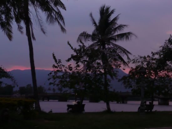 sunset in Kampot