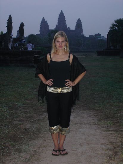 Angkor Wat at dusk