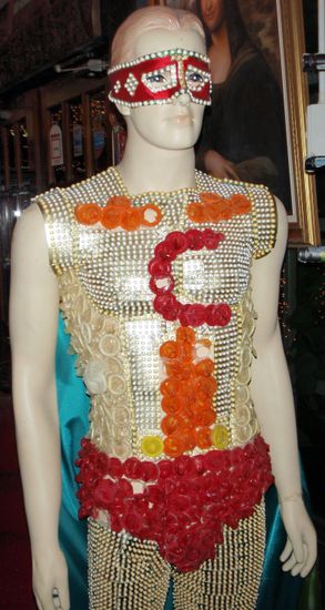 Captian Condom, in the Cabbages &amp; Condoms restaurant