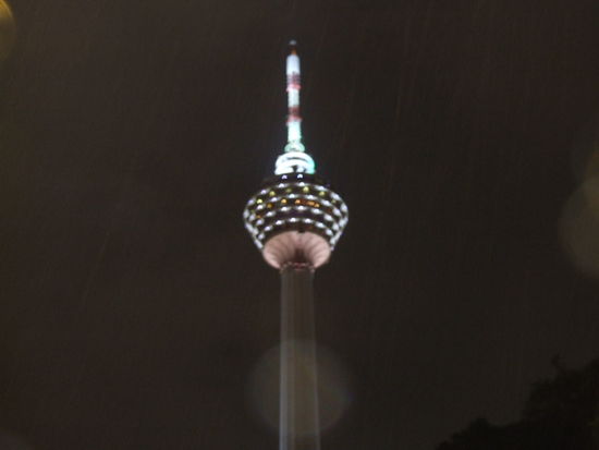 KL Tower by night (5th highest TV tower in the world)