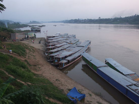 Slow Boat Port in Huay Xai
