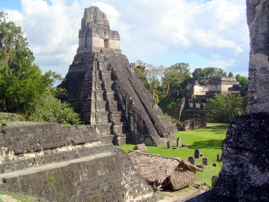 View of Temple I. Stairs to the top are closed after few clumsy tourists fell to their death