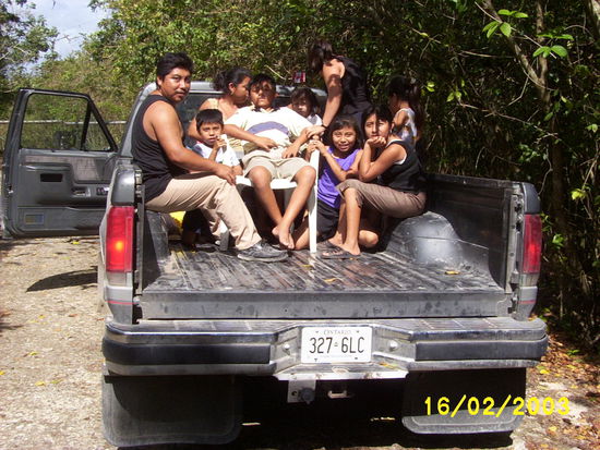 ...Fausto took us on a tour with his family.....