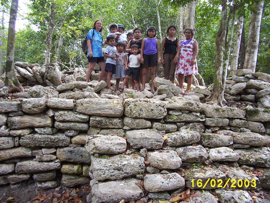 ...and old Mayan ruins...