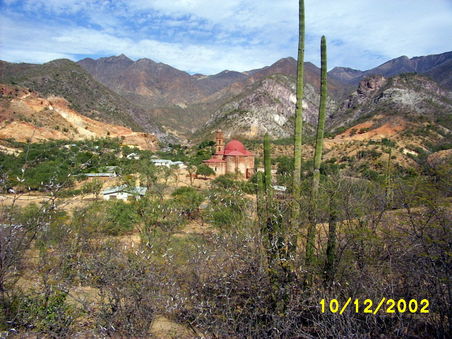 ...Satevo gold is long gone but the church lives on in this Garden of Eden...