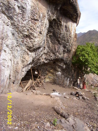 ...Tarahumara Indians live in caves like their ancestors...