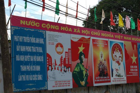 Communist propaganda is omnipresent