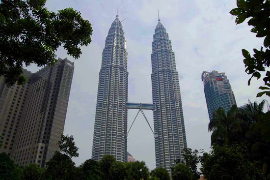 Petronas Towers with the Skybridge
