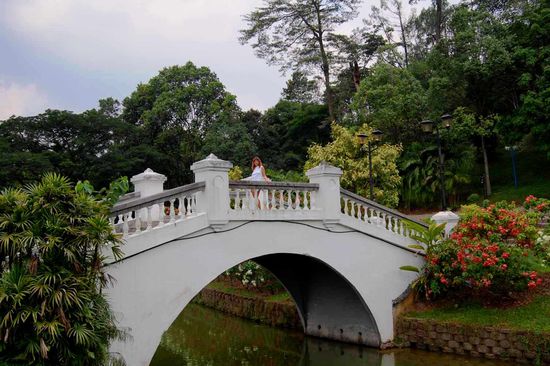 In the Lake Gardens of KL