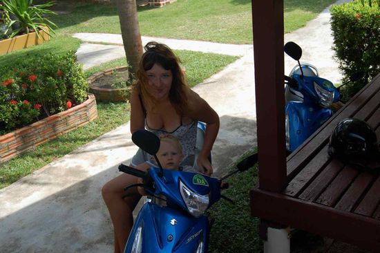 Vera and Luka on motorbike excursion (I start feeling neglected