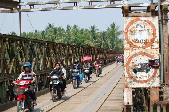 Dont check the construction to closely, otherwise you dont dare crossing.