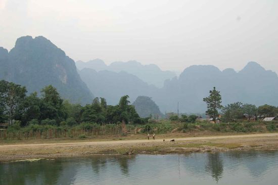 Mystical Misty Mountains in Vang Vieng