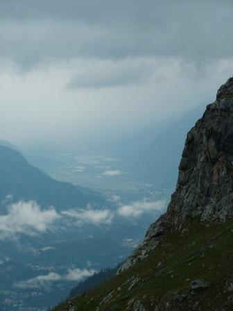 Looking down at Garmisch-Patenkirchen