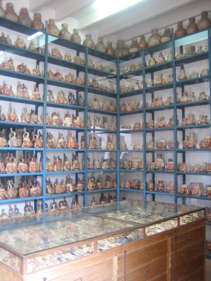 One of the storage rooms at the Museo Arqueologico Rafael Larco Herrera.