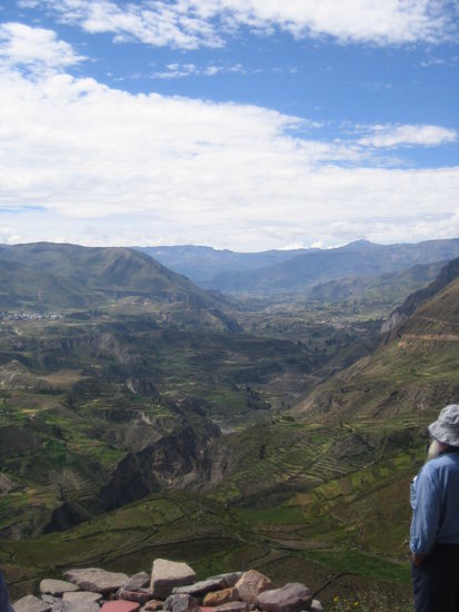 Last look at the green canyon. Since Inka times, the canyon´s treasure is its agriculture.