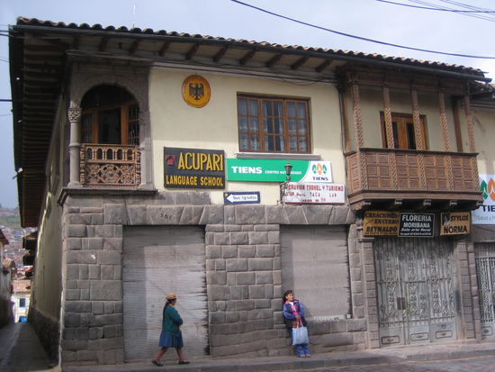 ...and everywhere is a little bit of Germany. Here the Honorary Embassy in Cusco.