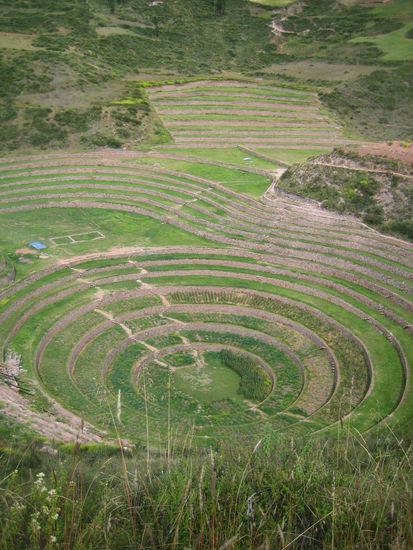 The Inka terraces. For sure, a masterwork of Inka engeneering.