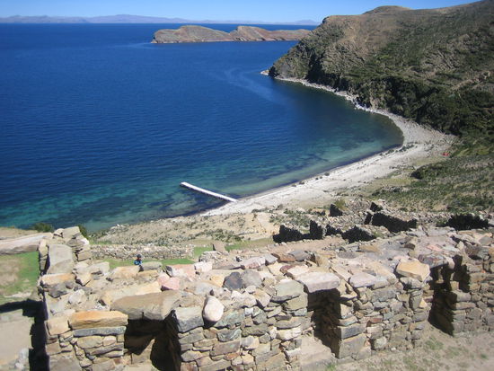 Ruins on Isla del Sol. Which ones? I have no idea, since there were no signs...