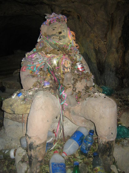 Tio of our mine. Every little mine has its own Tio and our Tio spared us that day. Ok, we didn´t steal any of his precious minerals either 