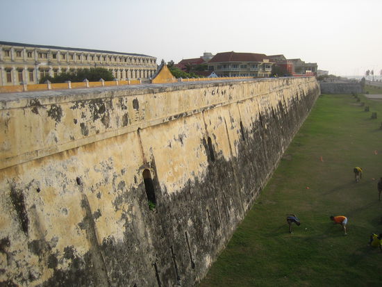 Part of the wall around the old city.