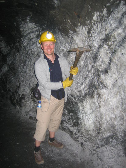 No, I didn't have to work in order to get in or out of the salt mine...