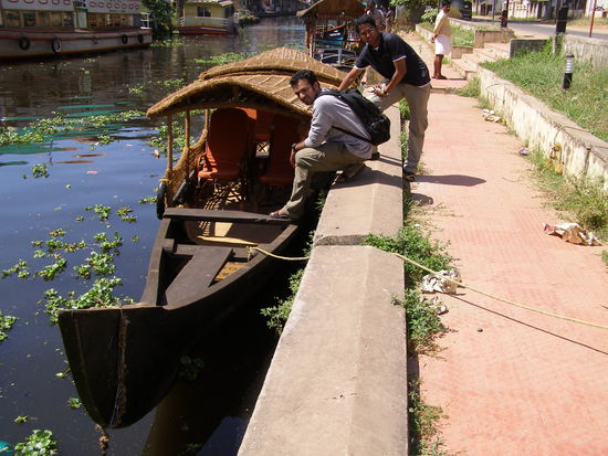 our small chartered boat