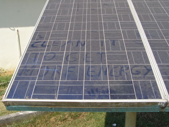 "Clean it to get more energy", this was perhaps not me