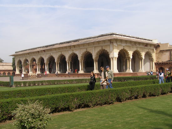 inside Fort Agra