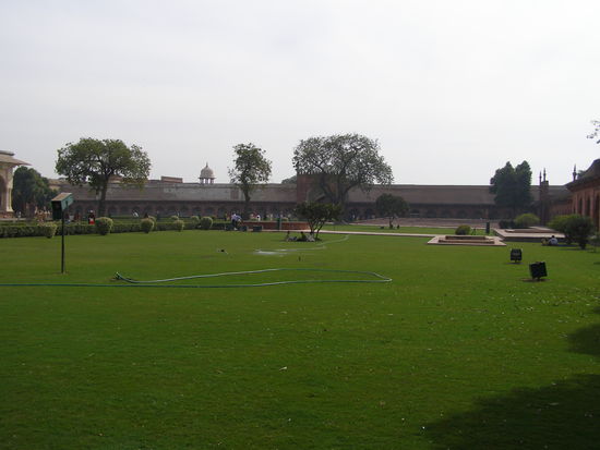 inside Fort Agra
