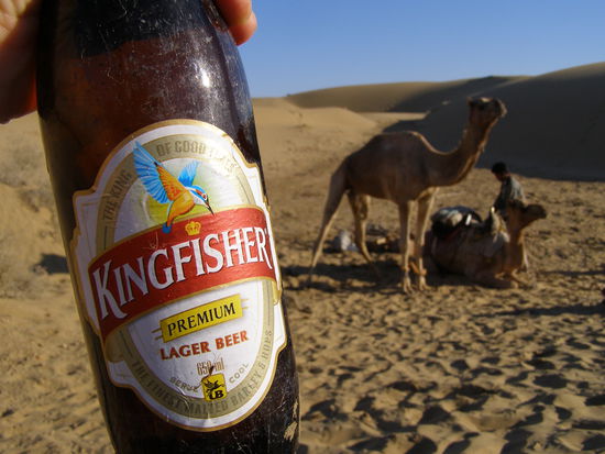 ... bringing and selling cold beer into the desert