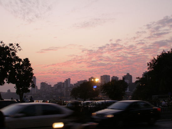 Last evening in India