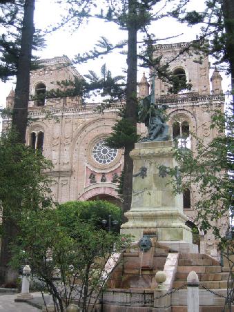 The old cathedral in Cuenca