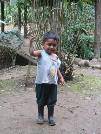 young boy from village
