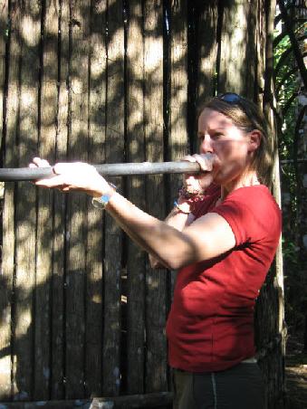 trying our blowpipe skills