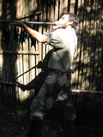 Marc, the professional blowpipe hunter
