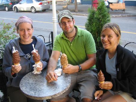 ICE CREAM! this absolutely delicious ice-cream with a chocolate coating is a market gap in Austria (I consider bridging this gap)
