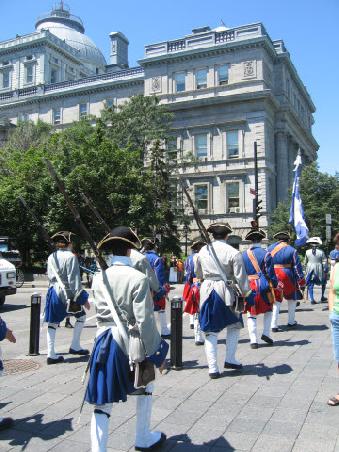 Parade through the city