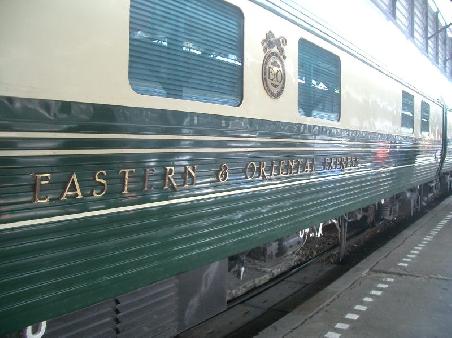 Yeah....We wish! You don't get on that train for 12 pounds! (Eastern & Oriental express).....2 hours later we were living it up sitting on plastic seats & eating pot noodles on our train