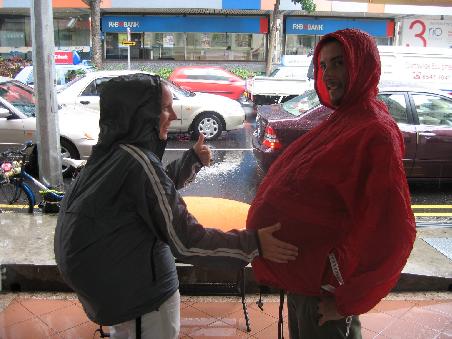 the hunchback woman and the pregnant man