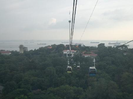 Cable car to/from Sentosa Island