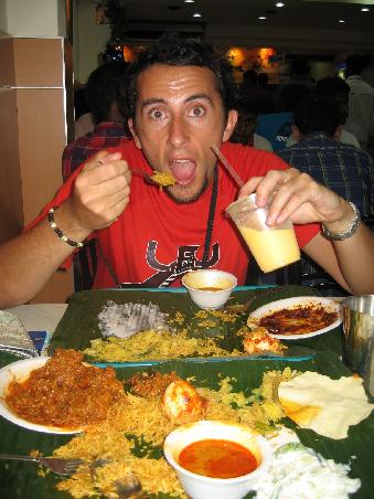 No, that is not vomit! that is our dinner! well, at least one of us enjoyed it!